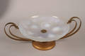 An Etling Opalescent and Gilt Metal Mounted Center Bowl