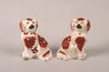 A Pair of Staffordshire Spaniels