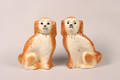 A Pair of Apricot Staffordshire Spaniels