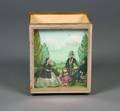 A Narcissa Thorne Shadowbox Waste Paper Basket