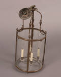 A Four Light Brass Hanging Lantern