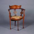 A Mahogany Inlay Corner Chair