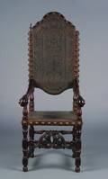 A Spanish Baroque Style Armchair