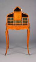A Louis XV Style Tulipwood Inlaid Writing Desk