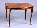 495 LOUIS XV STYLE MAHOGANY SIDE TABLE