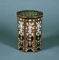 An AngloIndian Ivory and MotherofPearl Inlaid Side Table