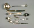 A Cased French Silver Part Flatware Service Christofle