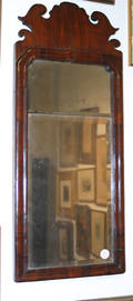A George III Walnut Mirror