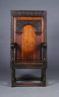 An Elizabethan Oak Metamorphic ChairTable