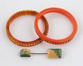A Group of Vintage Bakelite Jewelry