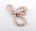 A Single Strand Cultured Pearl Necklace and Matching Cultured Pearl Earrings