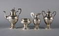 An American Sterling Silver Four Piece Tea Service Duhme Cincinnati