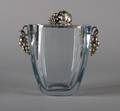 A Danish Sterling Silver Mounted Glass Jar Aarge Weimar
