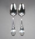 Two American Sterling Silver Serving Spoons Whiting