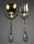 An American Two Piece Sterling Silver Serving Set Durgin