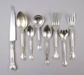 An American Sterling Silver Part Flatware Service Gorham Retailed by Spaulding  Co