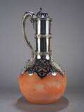 A Victorian Sterling Silver and Wedgwood Mounted Wine Jug WG Sisson Sheffield