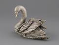 255 STERLING SILVER CLAD FIGURE OF A SWAN