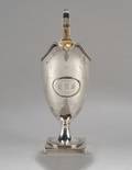 A George III Sterling Silver Helmet Form Creamer Thomas Beezley London