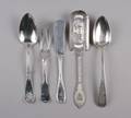 A Collection of American Coin Silver Utensils