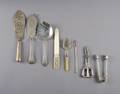 Six English and American Silver Utensils
