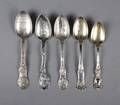 A Collection of American Sterling Silver Souvenir Spoons of the Great Lakes States