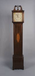 A Chippendale Style Mahogany Tall Case Clock Seth Thomas