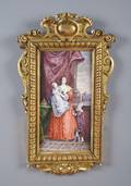 An Enamel on Copper Plaque of Queen Henrietta Maria