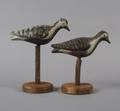 Two Painted Tin Decoys