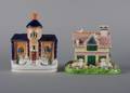 Two Porcelain Models of Houses