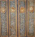 A Flemish Tapestry Four Panel Screen