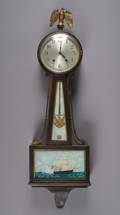 An American Federal Style Banjo Clock Seth Thomas