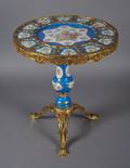 A Sevres Style Gilt Metal Mounted Center Table