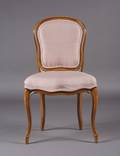 A Provincial Louis XV Style Upholstered Side Chair