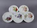 A Set of Twelve Berlin KPM Scalloped Porcelain Plates