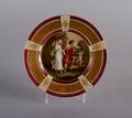 A Royal Vienna Style Porcelain Cabinet Plate signed Boucis
