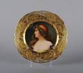 A Royal Vienna Style Porcelain Cabinet Plate signed Wagner
