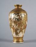 A Japanese Satsuma Earthenware Vase