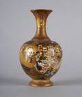 A Japanese Satsuma Earthenware Vase