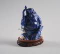 A Chinese Lapis Lazuli Figure of Hotei