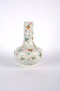 A Chinese Famille Rose Porcelain Bottle Vase