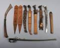 A Collection of Seven Bladed Weapons