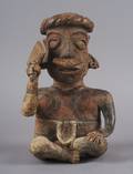A Central American Terracotta Seated Figure