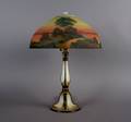 A Jefferson Reverse Painted Lamp