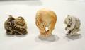 A Group of Three Japanese Netsuke