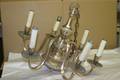 A Silverplate Six Light Chandelier