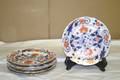 A Group of Six English Imari Pattern Porcelain Plates