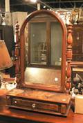 A Burl Veneered Dressing Mirror