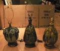 A Collection of Three Ceramic Table Lamps