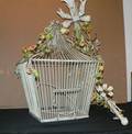 A Painted Wire Birdcage